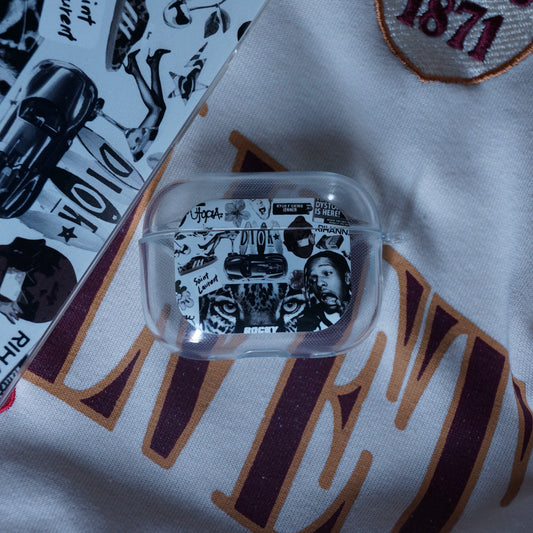 Airpods case RICH COLLAGE with Asap rocky