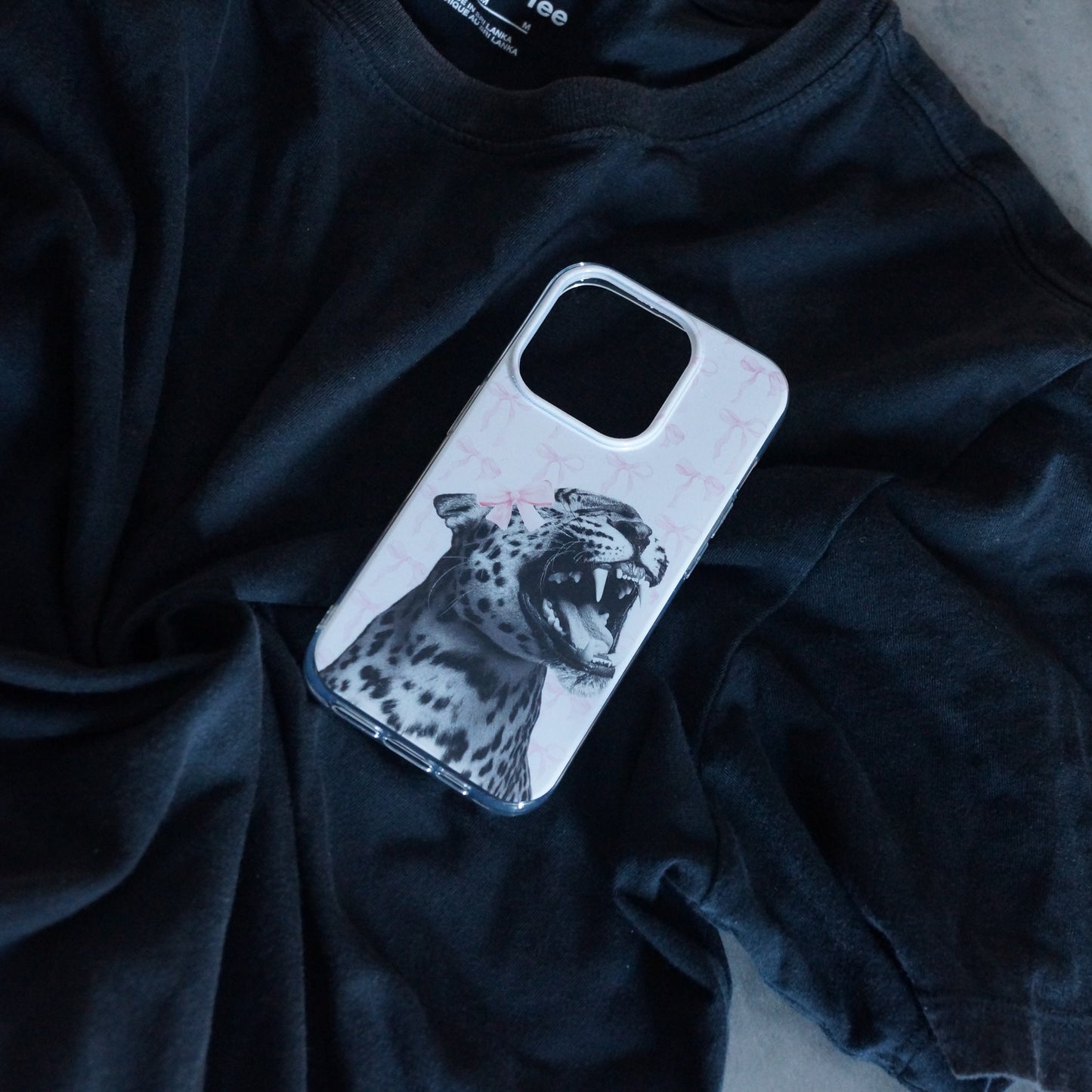 PINK ROAR LEOPARD COMPATIBLE WITH IPHONE CASE