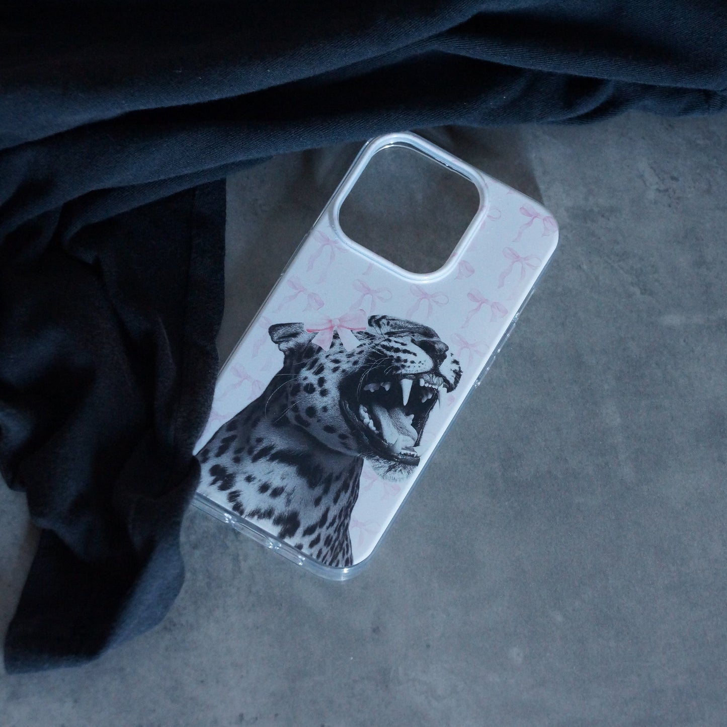 PINK ROAR LEOPARD COMPATIBLE WITH IPHONE CASE
