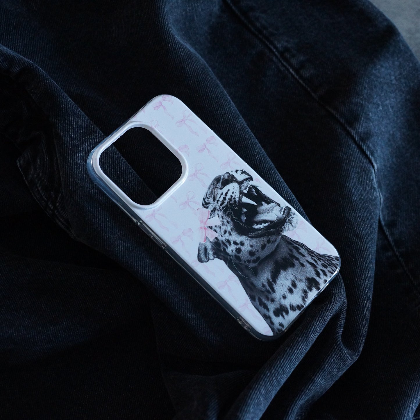 PINK ROAR LEOPARD COMPATIBLE WITH IPHONE CASE