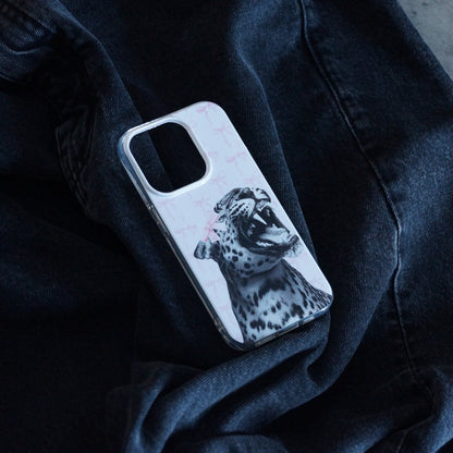 PINK ROAR LEOPARD COMPATIBLE WITH IPHONE CASE