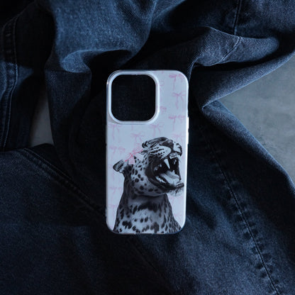 PINK ROAR LEOPARD COMPATIBLE WITH IPHONE CASE