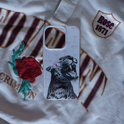 PINK ROAR LEOPARD COMPATIBLE WITH IPHONE CASE