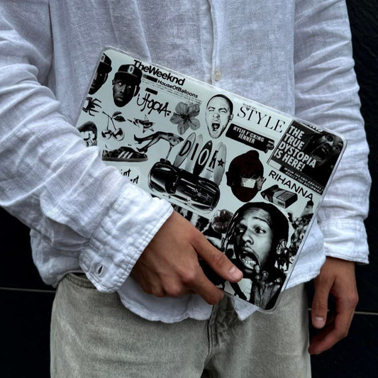 Macbook Case RICH COLLAGE with Asap Rocky